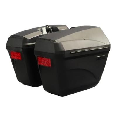 China BSK-M06165 23L ABS Motorcycle Side Handle Box Small Waterproof Motorcycle Side Box Hard Box for sale