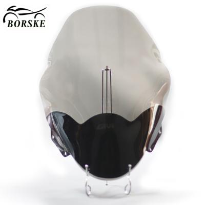 China PET/PMMA/PC/PVC Tea Motorbike Windshield Motorcycle Windshield Deflector For Honda PCX 125 150 13-17 Scooter for sale