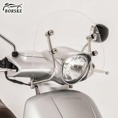 China PMMA Clear Django Scooter Windscreen 4mm Motorcycle Windshield Deflector For Peugeot Django 150 Windscreen for sale