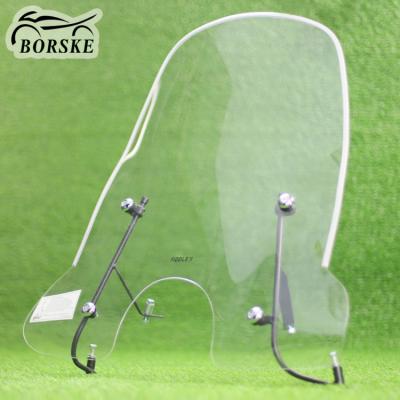 China PMMA Violin 2 Parts Motorbike Scooter Motorbike Windshield Clear Windshield For SYM for sale