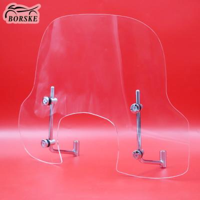 China Hot Sale PMMA Scooter Motorcycle Screen Windshield Windscreen For Kymco Racing King 180 Windshield for sale