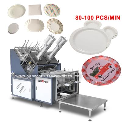 China Industry China Manufacture Tableware Packing Automatic Biodegradable Paper Plate Making Machine for sale