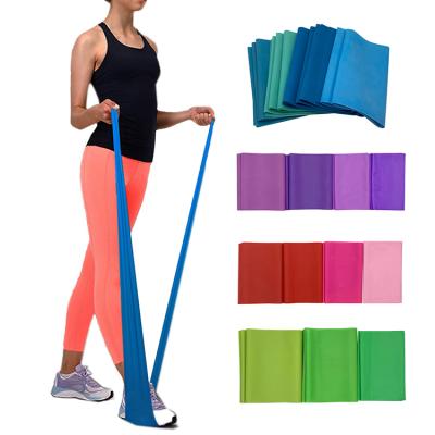 China Eco Friendly Portable Latex Pilates Yoga Leg Resistance Bands Exercise for sale