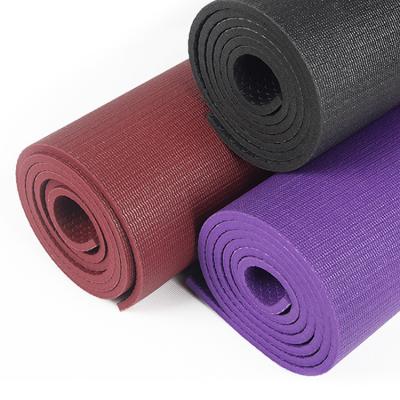 China High density pvc factory customized eco pvc yoga mat 6mm thick for sale