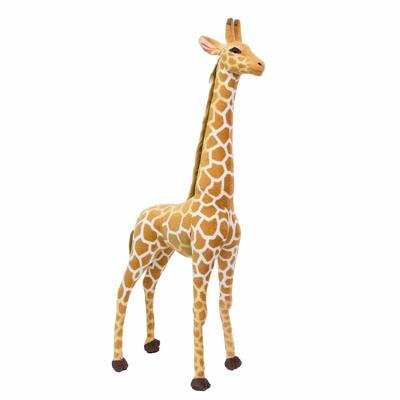 China New Model Soft Stuffed Cute Baby Toy Real Life Giraffe Huge Plush Toys Giraffe Toys Soft Simulation Cute Stuffed Dolls for sale