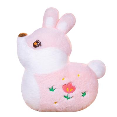 China Cute Plush Bunny Sleeping Mate Baby Infants Cloth Stuffed To Soothe Toy Elephant Rabbit Plush Toys Crochet Yarn Toy for sale