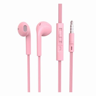 China Perfect Sound Super Bass 3.5Mm Earbuds Wired Headphones Headset With Remote Mic For Earphone for sale