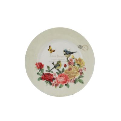 China Viable Handcraft Dinner Sets Cheap Price Unique Ceramic PlateParty Style Pattern Technic Regular Dish for sale