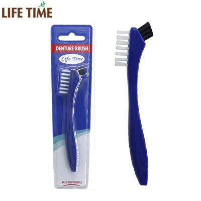 China Wholesale China Best Quality Double Head Private Label Denture Dental Toothbrush for sale