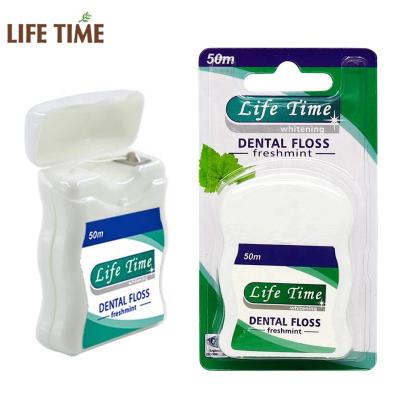 China Teeth Cleaning Care Dental Floss Online Buying Oral Mint Waxed Teeth Whitening Eco Friendly Diente Cepillo Flosser for sale