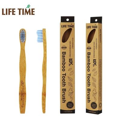 China Factory Wholesale BSCI BRC ISO FSC Ripple Shape Mold Protectant OEM Biodegradable Private Label Kids Eco Friendly Bamboo Toothbrush for sale