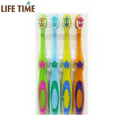 China Beautiful shape 3+ soft bristle star face kids toothbrush tooth brush child for sale