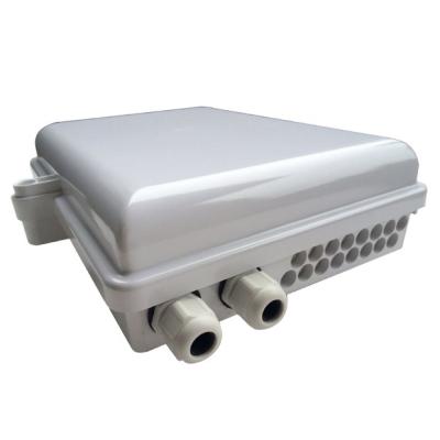 China FTTH JF-4054 ​​Wall Mount Plastic 16 Core Fiber Optic Distribution Box for sale