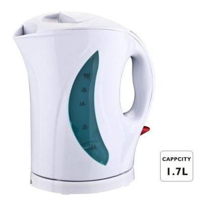 China Household Appliance 1.7L Cordless Jug Cordless Plastic Electric Kettle for sale