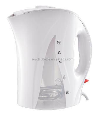 China Cordless kitchen appliances 1.7L corded electric plastic jug kettle for sale