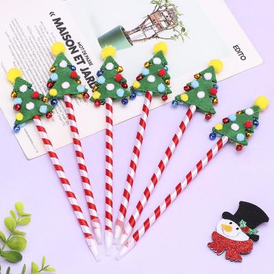 China 100% Eco-friendly Creative Christmas Gel Pen School Office Cartoon Bell Elk Pen 0.7mm Christmas Gift Cute Pens for sale