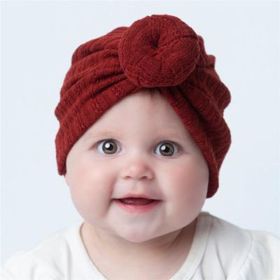 China Fashion Baby Headbands Turban Knotted Baby Headwraps Infant Cotton Bow Soft Cute Hat for Toddler and Kids for sale