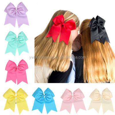 China Ribbon Girls Hair Bow Cheerleader Large 7