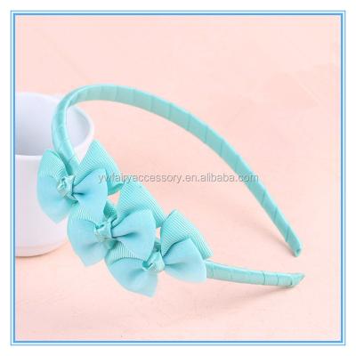 China Yiwu Wholesale Yiwu Babies Cheap Three Ribbons Hair Bows Hair Accessories for sale