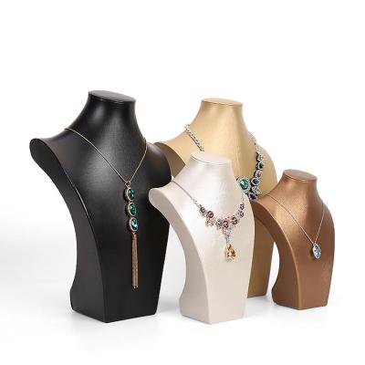 China Modern Jewelry Display Counter Mannequin Necklace Desktop Jewelry Display Stand For Jewelry Display for sale