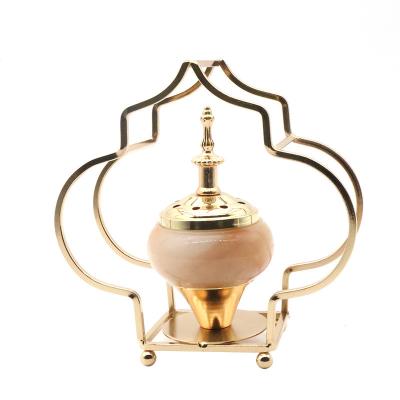 China Middle East Dali New Arrival Mabkhara Arabic Hand Holder Censer Set for Ramadan for sale