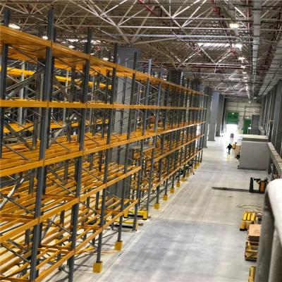 China Heavy Duty Corrosion Protection Q235 Warehouse Storage Pallet Rack US Teardrop Pallet Racking System for sale