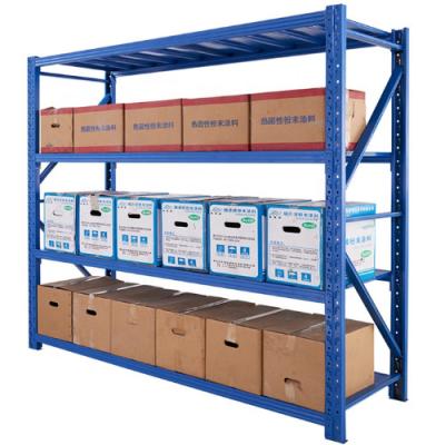 China Medium Duty Longspan Metal Warehouse Storage Racking Shelving System for sale