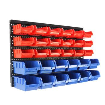 China Corrosion Protection Spare Parts Shelf Organize with Plastic Bins for Garage, Shop, and Home Storage for sale