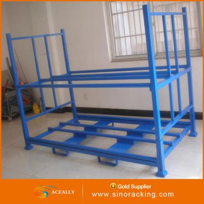 China Steel Racking / Corrosion Protection Foldable Pile Storage Tire Pallet Rack for sale