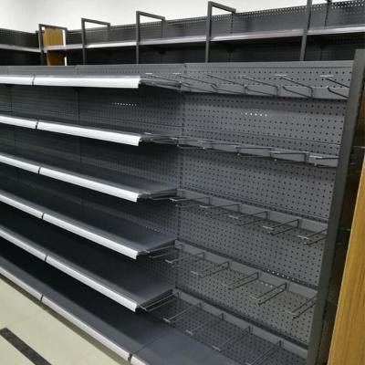 China Double sided shelves used for market used supermarket equipment for sale