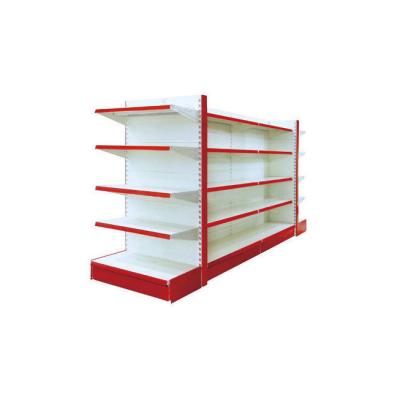 China Double Sided Gondola Supermercado Grocery Shelving Supermarket Shelf for sale