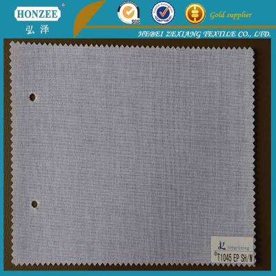 China Water Soluble Woven fusible cap interlining for sale