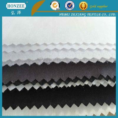 China Interlining adhesive woven buckram for shirt collar for sale