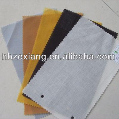 China Plain spun gray 100% polyester /filament woven polyester fabric for sale