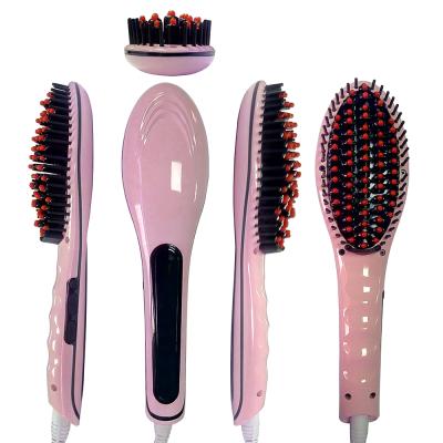 China Hotel Electric Massage Hair Straightening Brush Anti-scald Inner Loop Style Ionic Personalized Hair Brush for sale