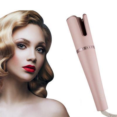 China Hotel Curling Iron Automatic Rotating Ceramic Hair Curler for sale