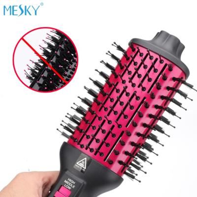 China Ionic Home Use Hair Dryer Brush With One Step Hair Dryer Rev Long Airbrush Hot Blow Dryer Brush for sale