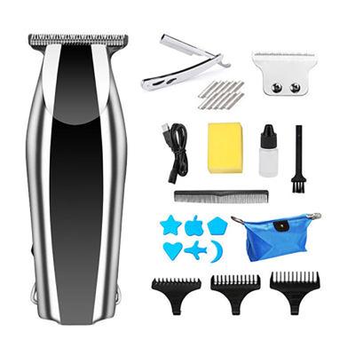 China High Quality Power Display Professional RV LCD Hair Clipper Electric Cordless Barber Hair Clipper Trimmer for sale