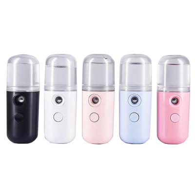 China Mini Portable Pocket Handy Negative Ion Disinfect Vapor Face Vapor Mist DEEP CLEANING Nano Facial Sprayer for sale