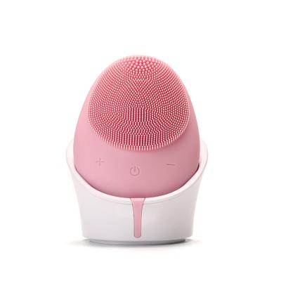 China Amazon DEEP CLEANING Best Seller Customized Logo Electric Sonic Face Deep Cleansing Brush for sale