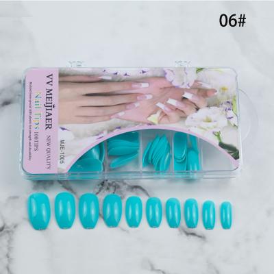 China Meaterial Coffin Ballerinas Eco-friendly Fake Nails Artificial Finger Nail Art For Nails Beauty Personal Care Nail Suppliers for sale