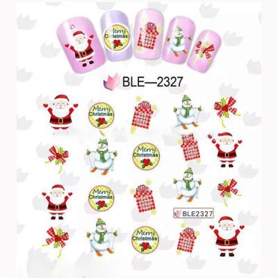 China Nail Polish Merry Christmas Nail Art Sticker Yiwu Zunlong Art Company NEW for sale