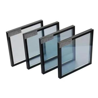 China Hot OEM ODM Hollow Glass Doors Low-E Court Windows Fill Material Gas Insulated Cast Tempered Glass for sale