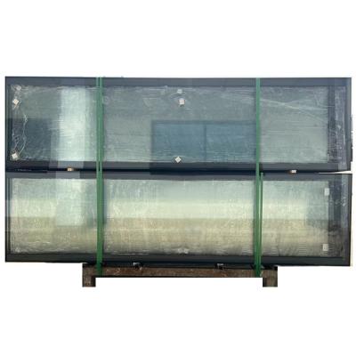 China Modern Aluminum Double Glazed Canopy Hollow Glass Factory IGU Integrated Insulated Shutter Interior Shades for sale