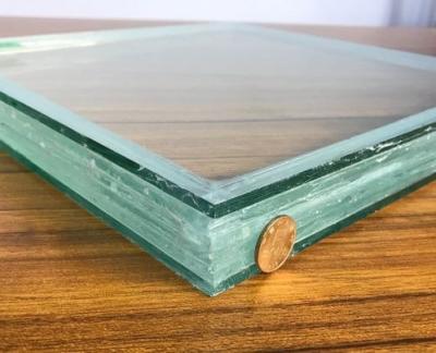 China Building safety 25mm custom clear tempered sound proof PVB court building glass 5mm 6mm 8m 10mm 12mm 19mm laminated glass for sale