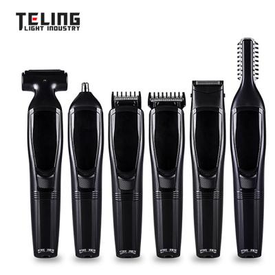 China LCD Show Wholesale Rechargeable Electric Power Hair Trimmer Clipper Set Men's Grooming Kit for sale