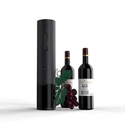 China Huohou Viable Smart Home Products New Arrival Black Color Red Wine Corkscrew Bottle 6 Sec Opener With Foil Cutter for sale