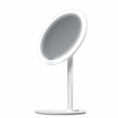 China Xiaomi Mijia AMIRO Lighted Dimmable Countertop 60 Degree Daylight Adjustable Rotating Cosmetic Makeup Led Mirror From Xiaomi Mijia AMIRO for sale