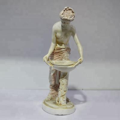 China Greece Hestia Polyresin Sculpture Statue Ancient Greek Handmade Greek Goddess Of Family And State for sale