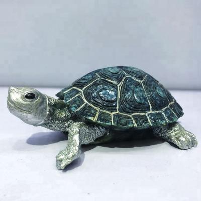 China World Custom Resin Crafts Sea Turtle Statue Turtle Sea Animal Figurine Polyresin Sculpture for sale